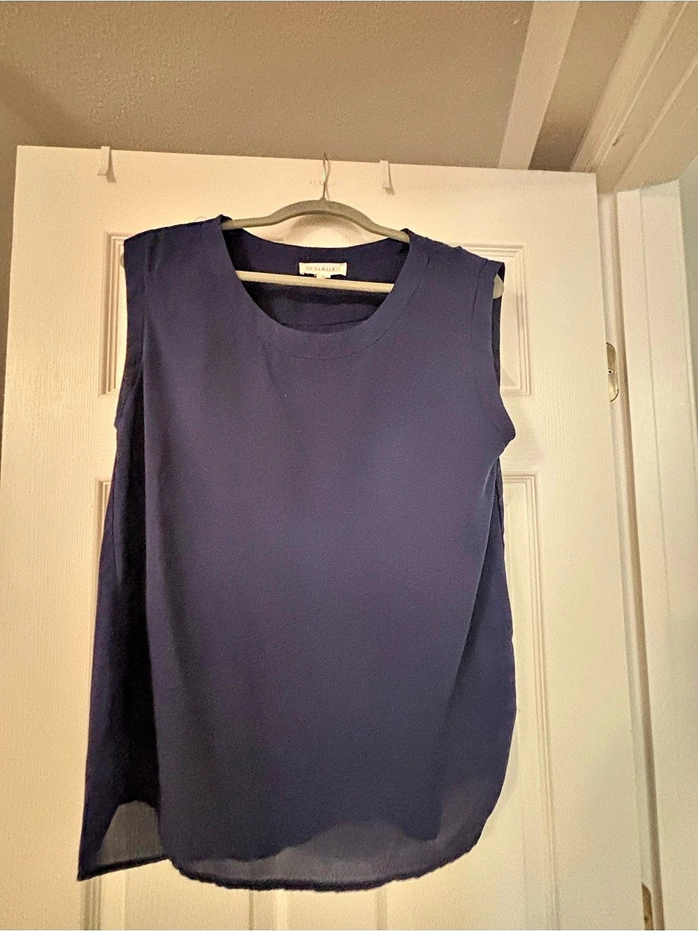 Stella Luce Sleeveless Top in Blue Size XL Like New
